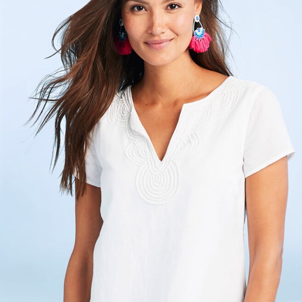 Vineyard Vines Beaded Tunic Dress